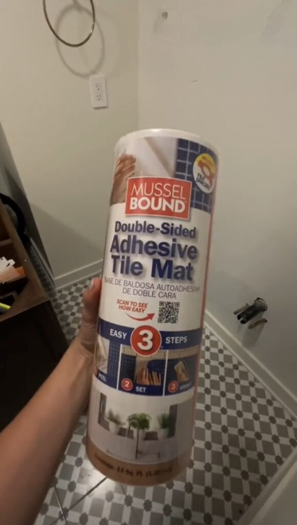 MusselBound Adhesive Tile Mat with Spacers