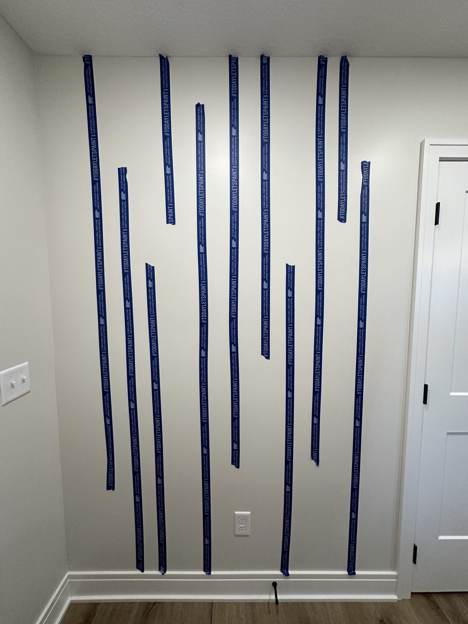 Slat Accent Wall - Newbuild Newlyweds